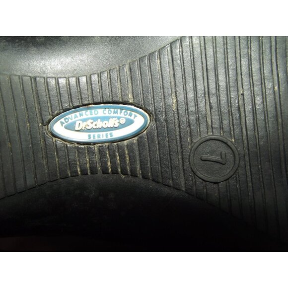 Dr Scholls Shoes Womens 7M Burgundy Leather Suede Air-Pillow Insoles Hook-n-loop - Picture 10 of 10